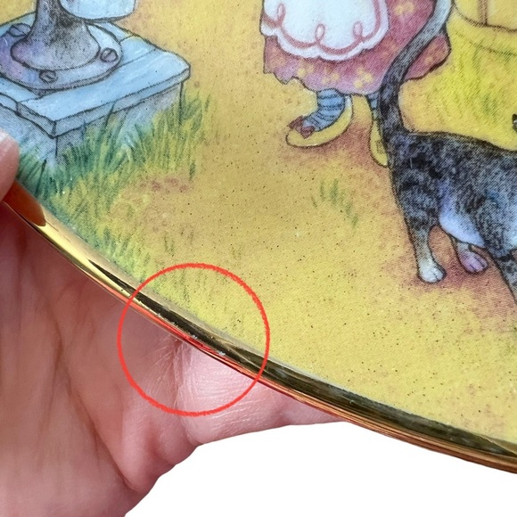 Franklin Mint Heirloom Bill Bell A Purrfect Feast Collector Plate - Picture 6 of 13